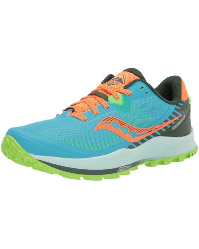 Saucony Peregrine 11 Trail Running Shoe - Blue