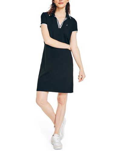 Nautica Sustainably Crafted Ocean Polo Dress - Blue