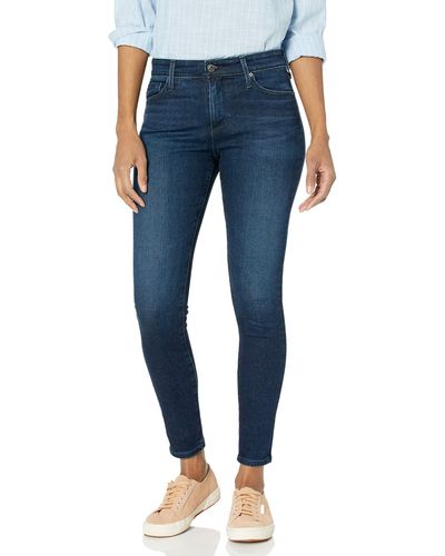 AG Jeans Farrah High-rise Skinny Fit Ankle Pant - Blue