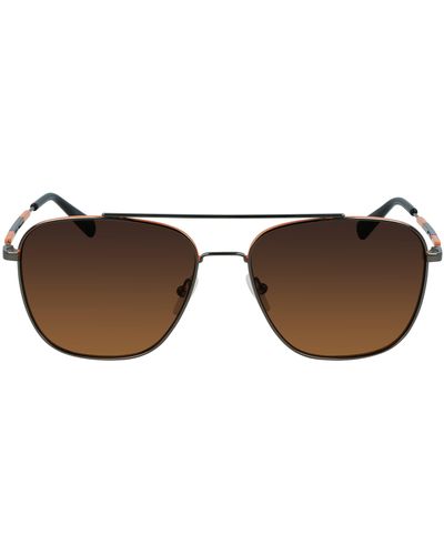 Calvin Klein Ckj21216s Pilot Sunglasses - Black