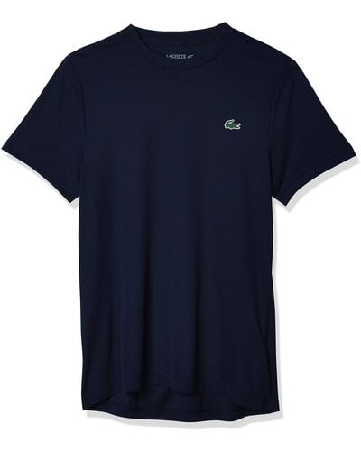 Lacoste Sport Short Sleeve Solid Ultra Dry T-shirt - Blue