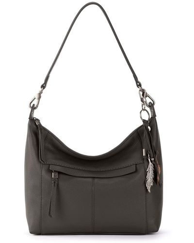 The Sak Women's De Young Hobo Bag – Pebbled Leather, Recycled Lining, Minimalist Tote - View #2