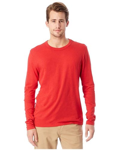 Alternative Apparel Long Sleeve T-shirt - Red