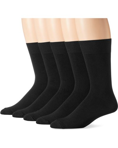Amazon Essentials Solid Dress Socks - Black