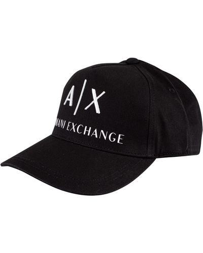 Armani Exchange Corporate Logo Hat - Noir