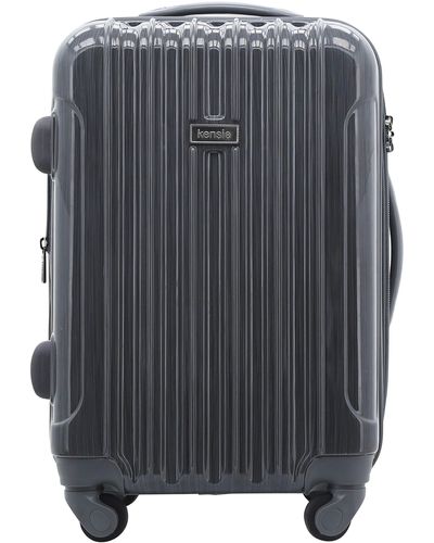 Kensie Tsa-lock Hardside Spinner Luggage - Gray