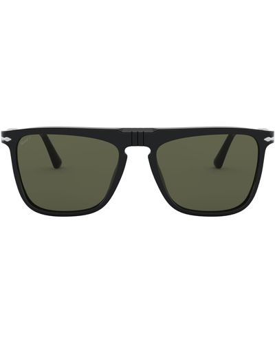 Persol Po3225s Rectangular Sunglasses - Green