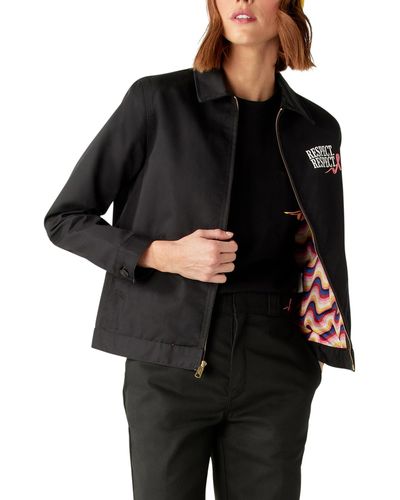 Dickies Breast Cancer Awareness 's Insulated Eisenhower Jacket - Black