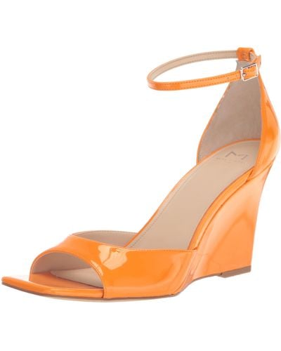 Marc Fisher Ltd Camira Espadrille Wedge Sandal - Orange
