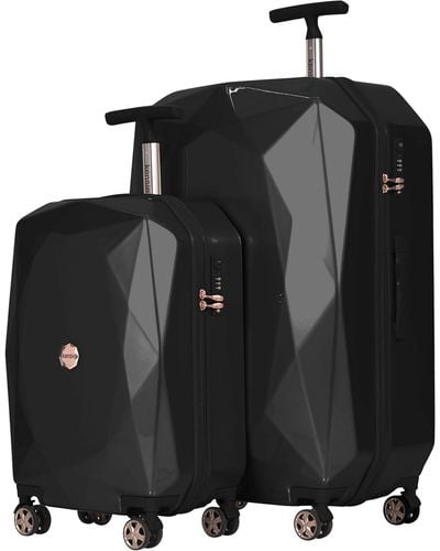 Kensie Gemstone Luggage - Black