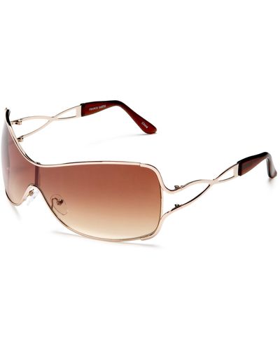Franco Sarto Zoe 8003 Resin Sunglasses,gold/brown Lens,one Size