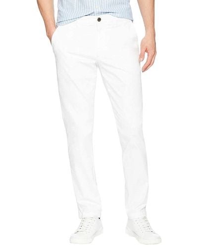 Goodthreads Pantalon Chino Stretch Confortable Délavé Coupe Ajustée - Blanc