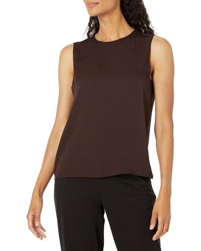 Theory Straight Shell Top - Black