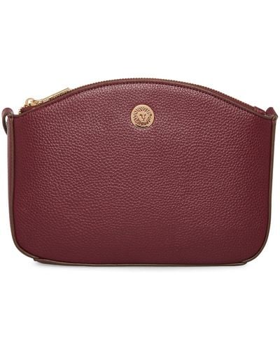 Anne Klein Triple Compartment Crossbody - Red