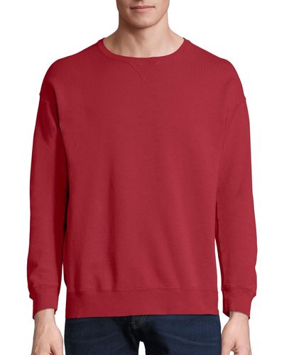 Hanes Comfortwash Garment Dyed Sweatshirt - Red