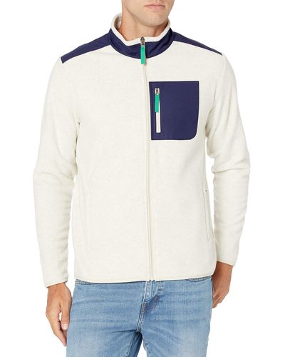 Amazon Essentials Full-zip Fleece Jacket - White