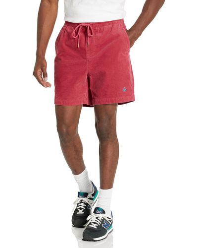 Brooks Brothers Friday Stretch Cotton Corduroy Shorts - Red