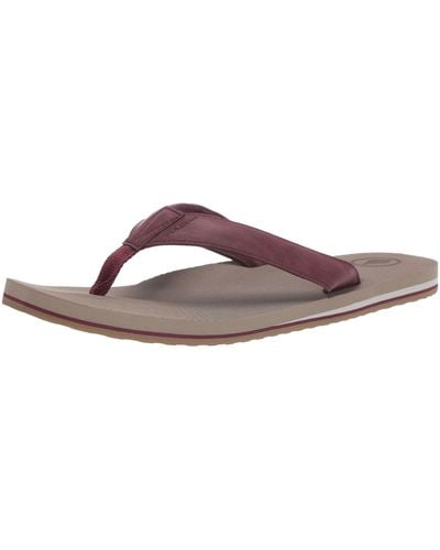 Volcom Fathom Synthetic Leather Sandal - Multicolor