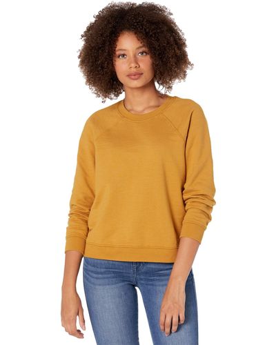 AG Jeans Jadyn Vintage Fit Crewneck Sweatshirt - Orange