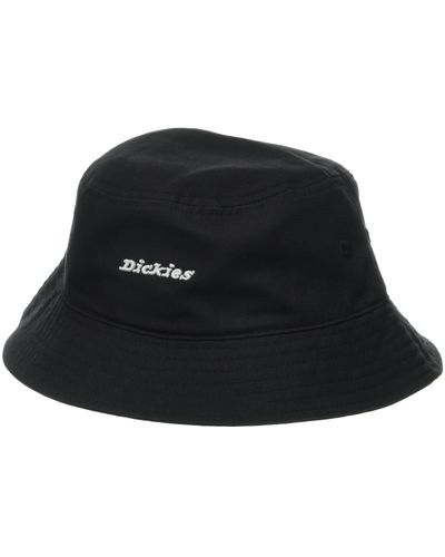 Dickies Script Logo Canvas Bucket Hat Black