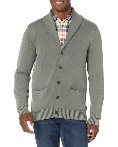 Goodthreads Soft Cotton Shawl Cardigan Sweater - Gray