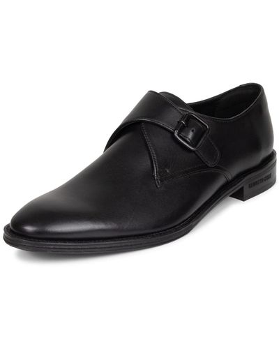 Kenneth Cole Ny Tristian Monk Strap Dress Loafers Black