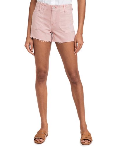 PAIGE Mayslie Utility Shorts - Pink