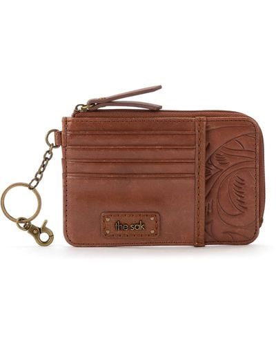The Sak Iris Wallet In Leather - Brown