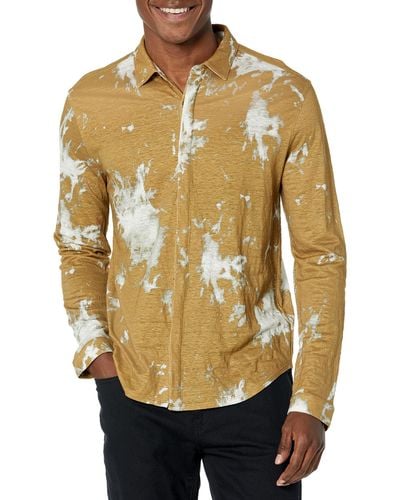 John Varvatos Madera Long Sleeve Shirt - Multicolor