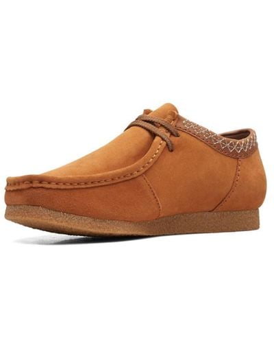 Clarks Shacre Ii Run Shoes Oxford - Brown