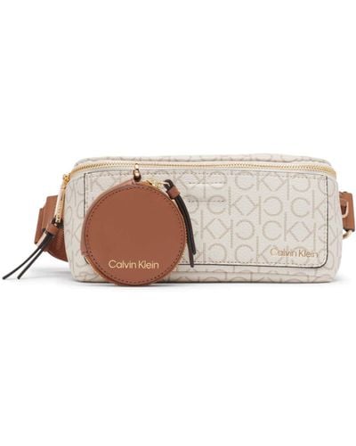 Calvin Klein Millie Monogram Belt Bag - ShopStyle
