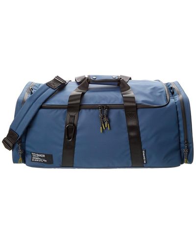 Ted Baker Hyke Rubberized Holdall - Blue