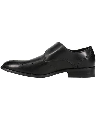 Kenneth Cole Unlisted Cheer Single Monk Strap Loafer - Black