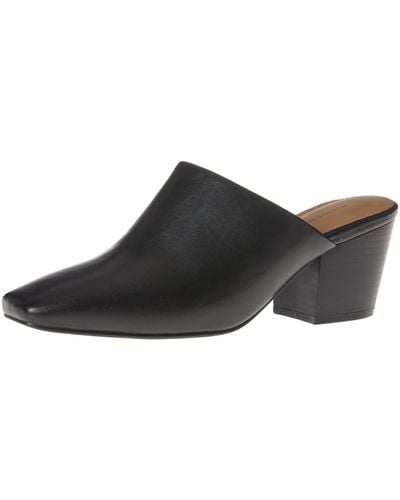 Amazon Essentials Zapato Estilo Mule con Punta Cuadrada Mujer - Negro