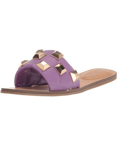 Marc Fisher Bamer Flat Sandal - Purple