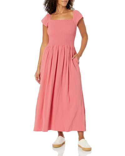 Splendid Tai Ruched Mini Dress - Pink