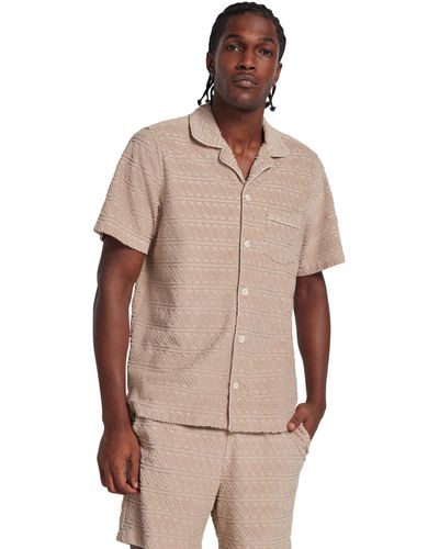 UGG Tasman Terry Braid Shirt - Brown