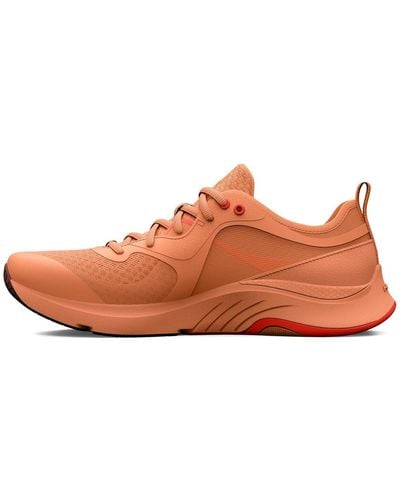 Under Armour Hovr Omnia S Training Shoes Orange Tropic 6 - Brown