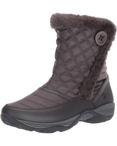 Bottines De Cowboy Pour Femme En Daim - Bottes Mi-mollet Romaines à