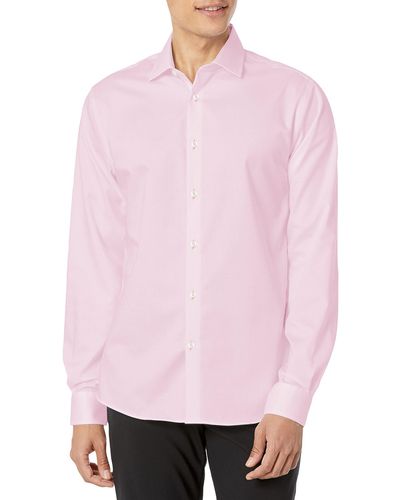 Tommy Hilfiger Dress Shirt Slim Fit Stretch Solid - Pink