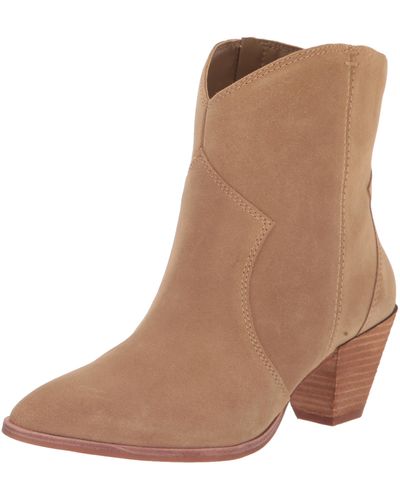 Vince Camuto Salintino Cone Heel Bootie Ankle Boot - Brown