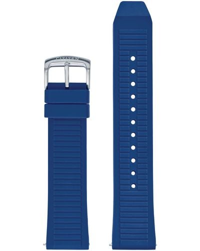 Citizen Cz Smart 22mm Smartwatch Blue Silicone Interchangeable Strap