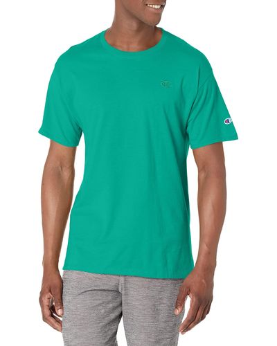 Champion Mens Classic Jersey Tee T Shirt - Green