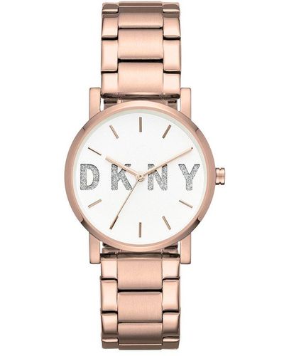 DKNY Soho Quartz Stainless Steel Three-hand Dress Watch - Multicolor