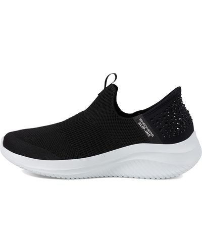 Skechers Hands Free Slip-ins Ultra Flex 3.0 Sparkled Stones Sneaker - Black