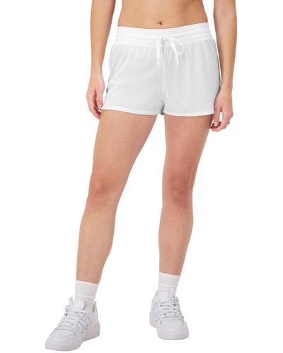 Champion Mesh, Lightweight Gym, Mid-rise Workout Shorts For , 2.5", White, Xx-large - Blue