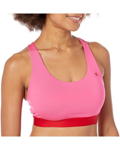Champion The Absolute Eco Strappy Sports Bra - Pink