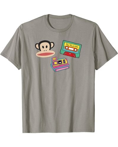 Paul Frank Julius Polaroid And Tape Poster T-shirt - Gray