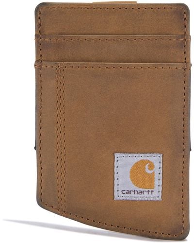 Carhartt Casual Saddle Leather Wallets - Brown