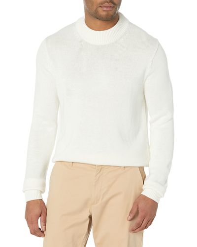 Amazon Essentials Regular-fit Crew Neck Sweater - White